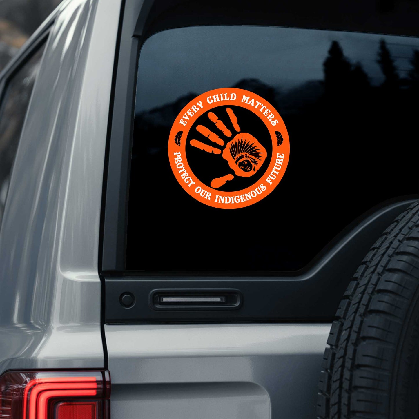 Every Child Matters - Protect Our Indigenous Future - Feather Sticker