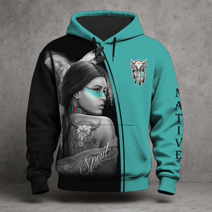 Native Woman 3D Hoodie WCS