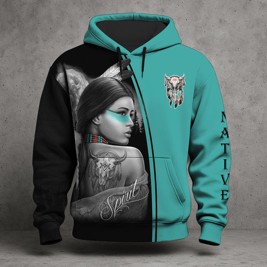 Native Woman 3D Hoodie WCS