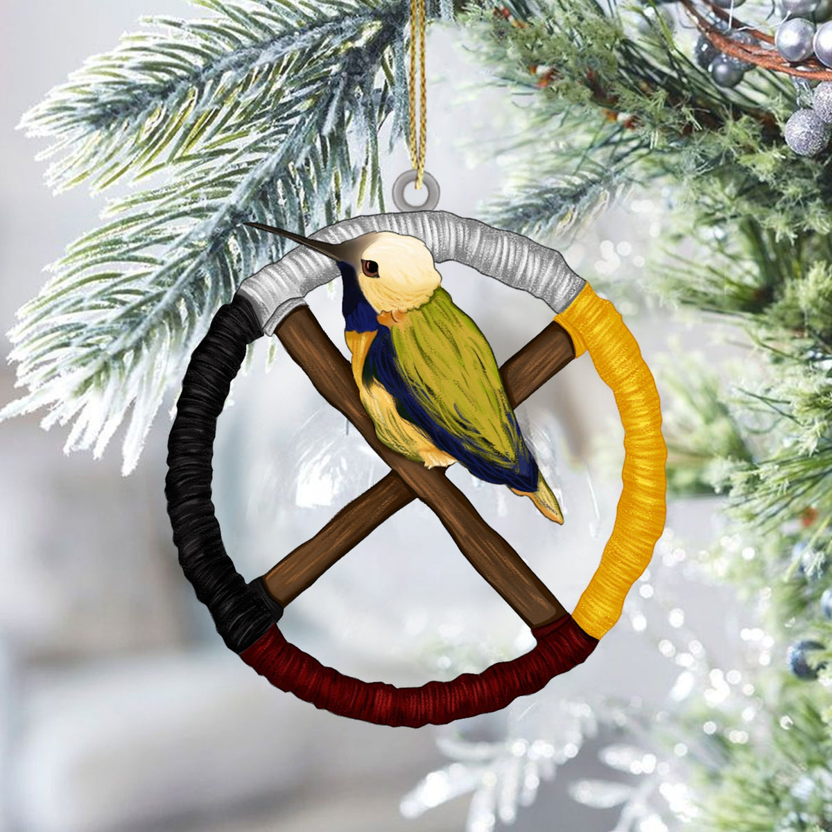 Humming Bird Native American - Unique Christmas Gift Decor Flat Acrylic