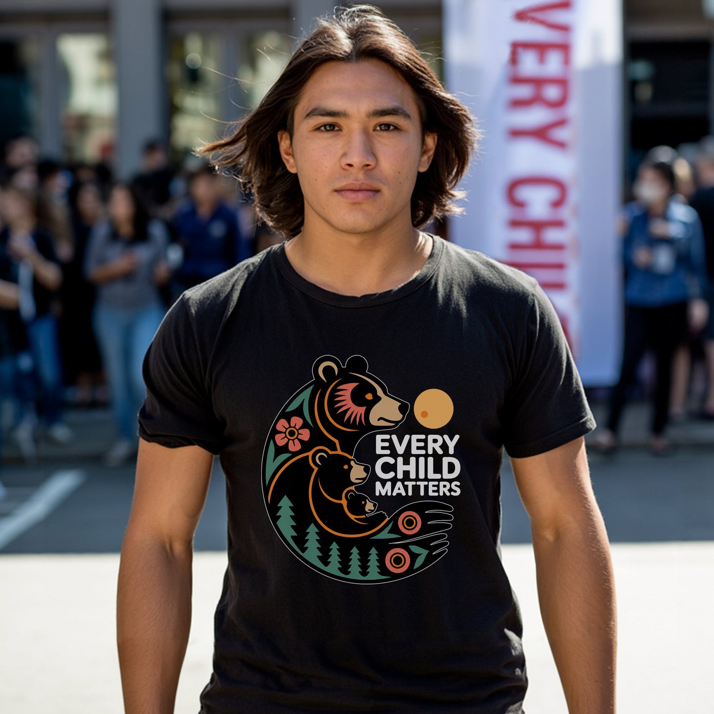 Every Child Matters Bear Family Unisex T-shirt/Hoodie/Sweatshirt