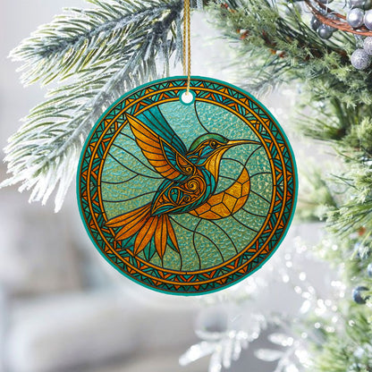 The Spirit of the Hummingbird – Native-Inspired Ornament Acrylic  Symbolizing Freedom, Hope, and Light