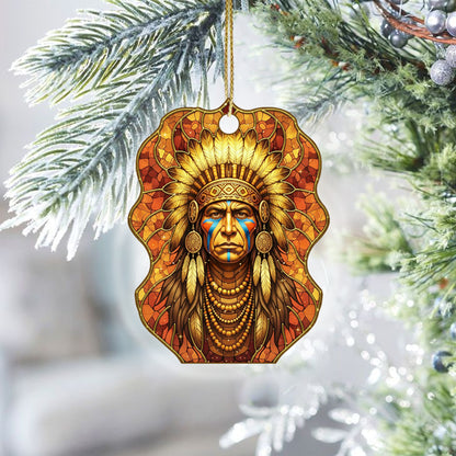 The Guardian Chief – Spirit of Wisdom Ornament Acrylic