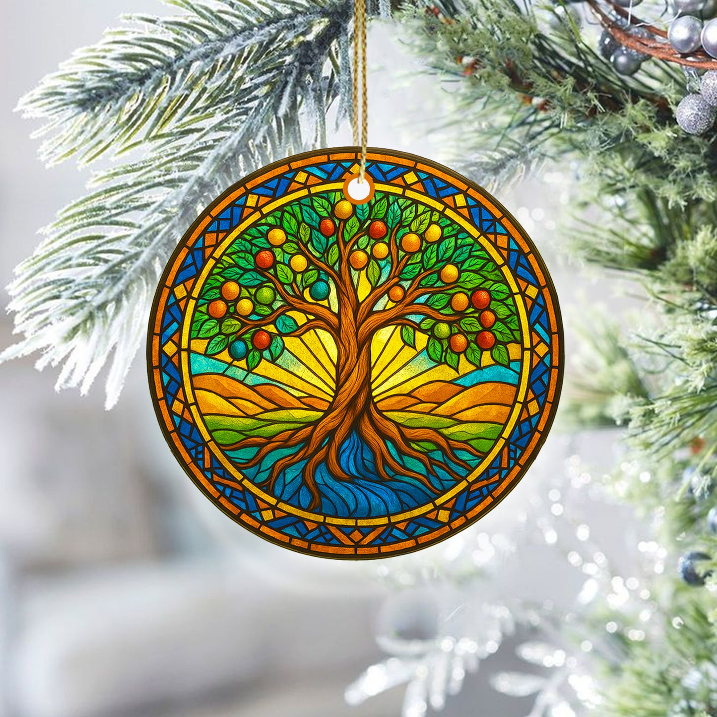 Tree of Life Ornament  Acrylic  – Symbol of Growth, Family & Harmon