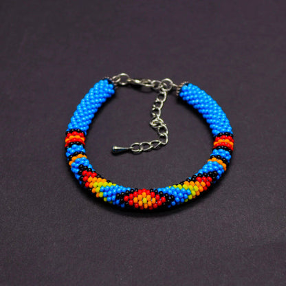SALE 50% OFF - Native Americans Inspired Beaded Handmade Bracelet