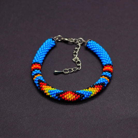 SALE 50% OFF - Native Americans Inspired Beaded Handmade Bracelet
