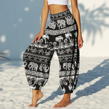 Elephant Harem Pants – Boho Yoga Pants with Pockets 09