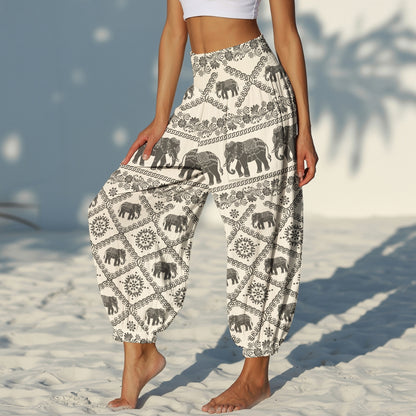Elephant Harem Pants –  Yoga Boho Clothes with Pockets 18