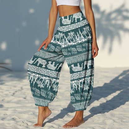 Elephant Harem Pants – Yoga Boho Clothes with Pockets 17