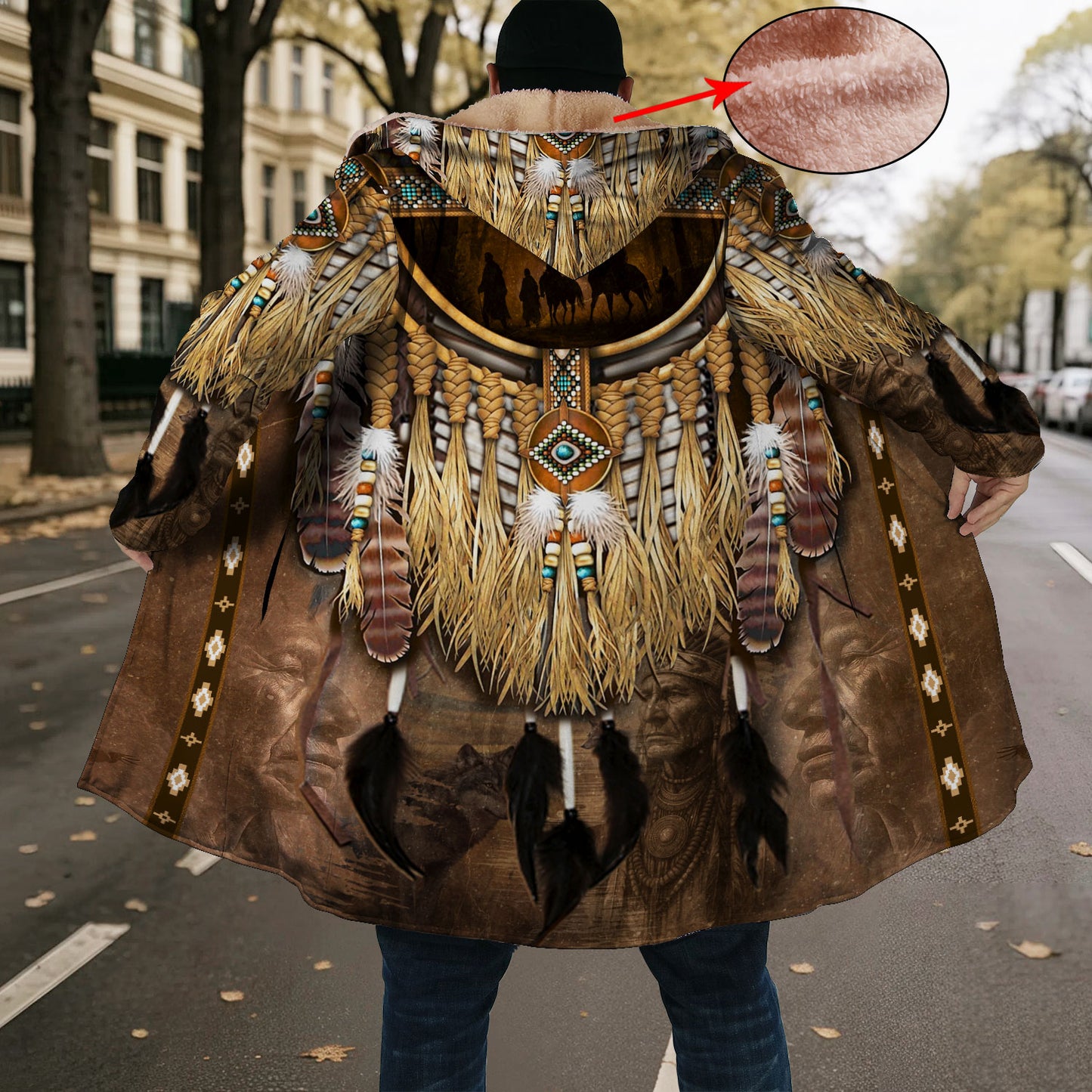 🪶 Native Dream Cloak – The Spirit of the Feathers