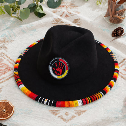 Handmade Beaded Handprint Necklace