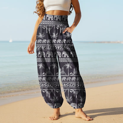 Elephant Harem Pants – Yoga Boho Clothes with Pockets 19