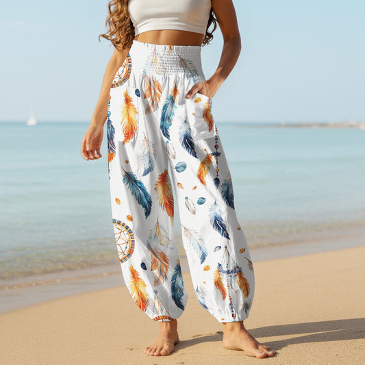Boho Harem Pants - Yoga Boho Clothes with Pockets 09