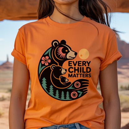 Every Child Matters Bear Family Unisex T-shirt/Hoodie/Sweatshirt