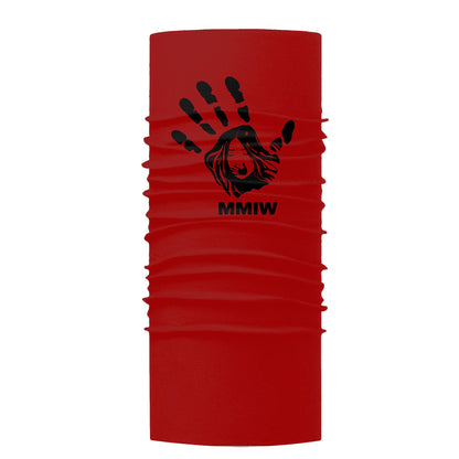 Face Mask Bandana Red Hand - Justice For Missing And Murdered Indigenous Women WC01-RED