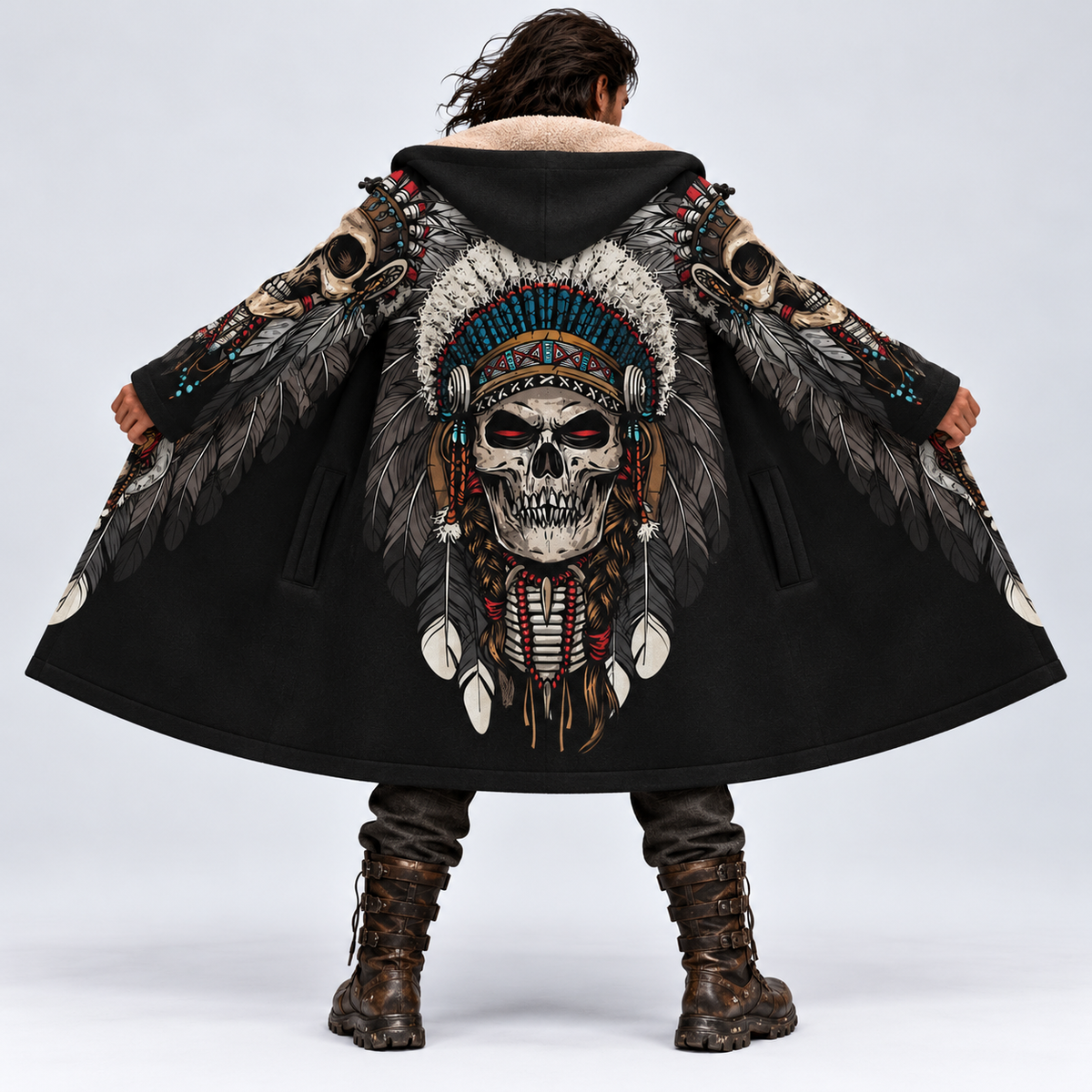 3D Dream Cloak Wolf Power Native - Moon Howl Cloak The Spirit of the Purple Night