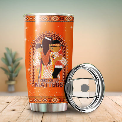 Every Child Matters Mother & Child - Native American Tumbler Stainless Steel Drinking Cup