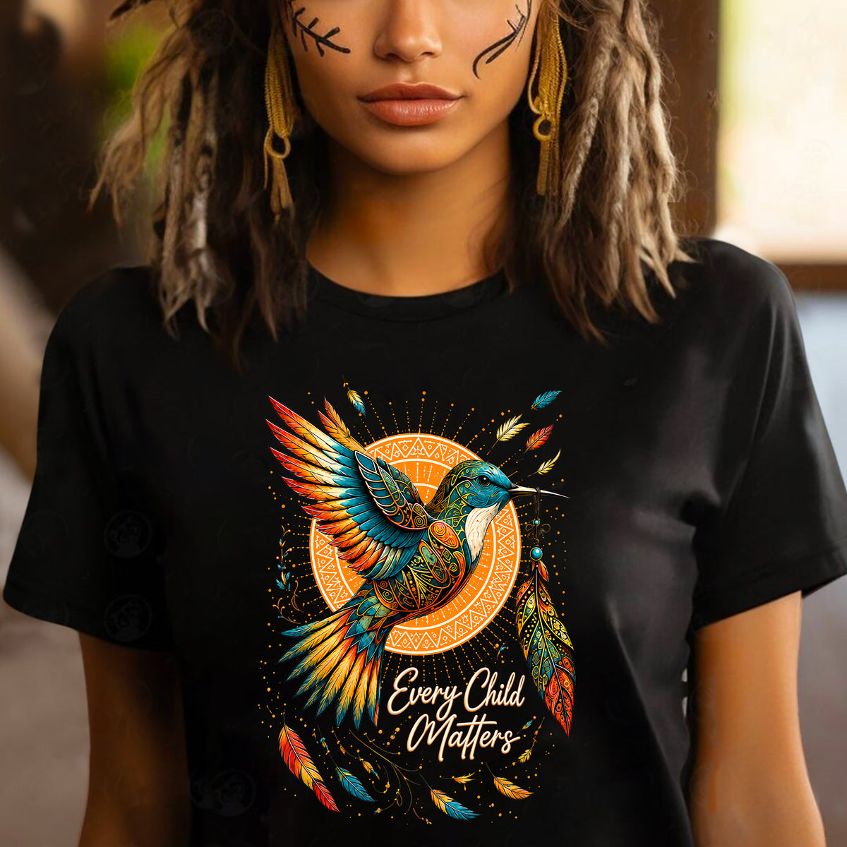 Every Child Matters Hummingbird Shirt, You Are Not Forgotten Tee, Indigenous Orange Shirt - Two Sides