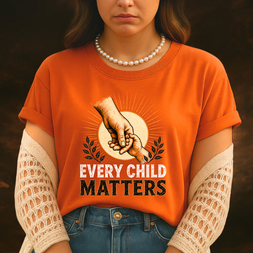 Every Child Matters T-Shirt - Native American Indigenous Orange Shirt Day You Are Not Forgotten - Two Sides