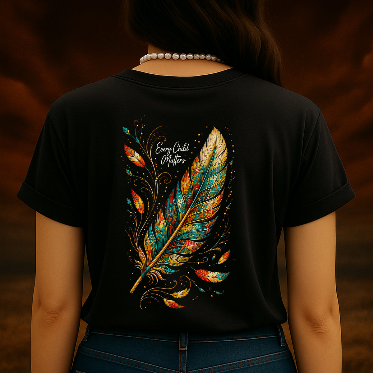 Every Child Matters Shirt, Orange Shirt Day Tee, Indigenous Pride Shirt, Native American Awareness Apparel - Two Sides