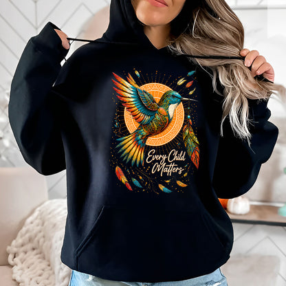 Every Child Matters Hummingbird Shirt, You Are Not Forgotten Tee, Indigenous Orange Shirt - Two Sides