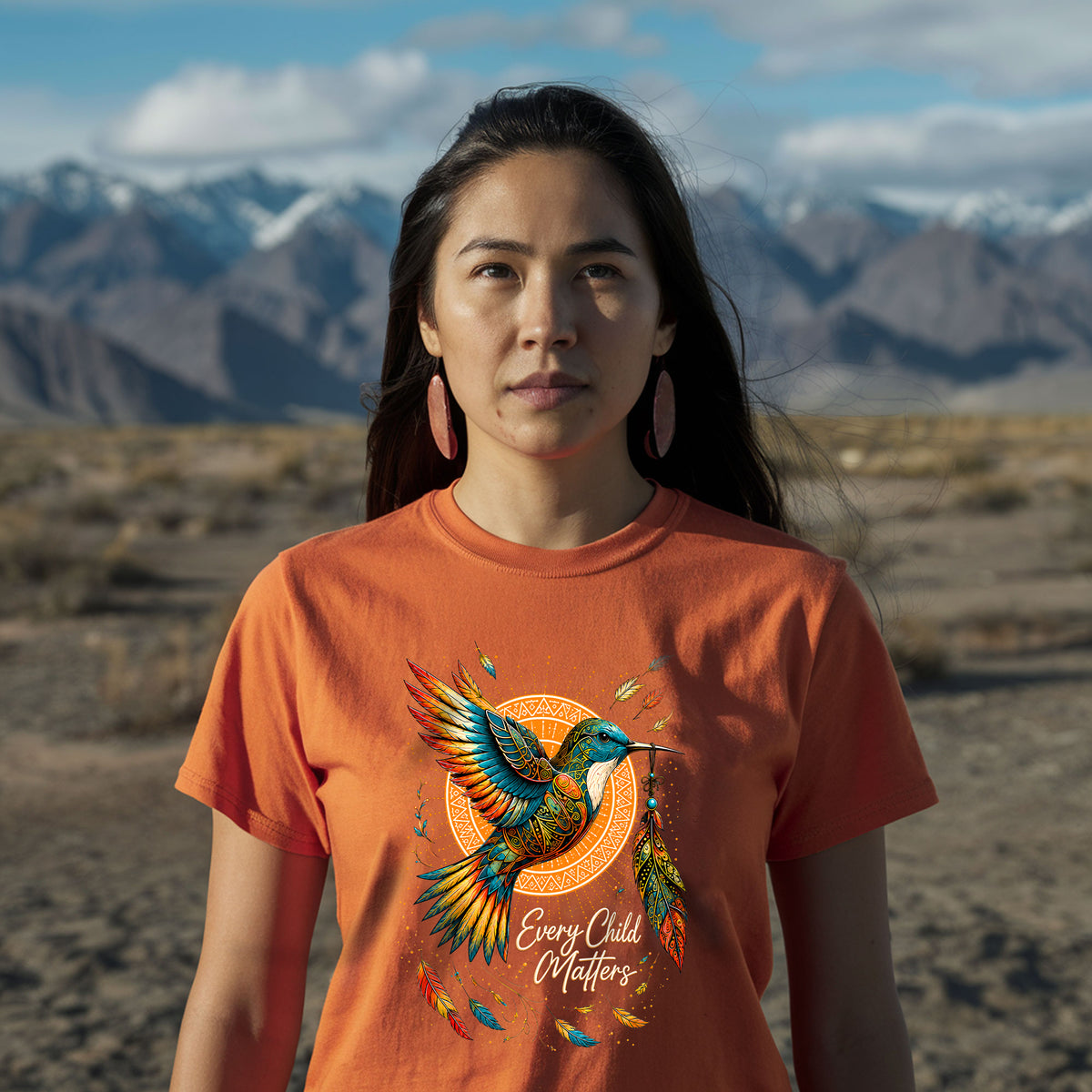Every Child Matters Hummingbird Shirt, You Are Not Forgotten Tee, Indigenous Orange Shirt - Two Sides