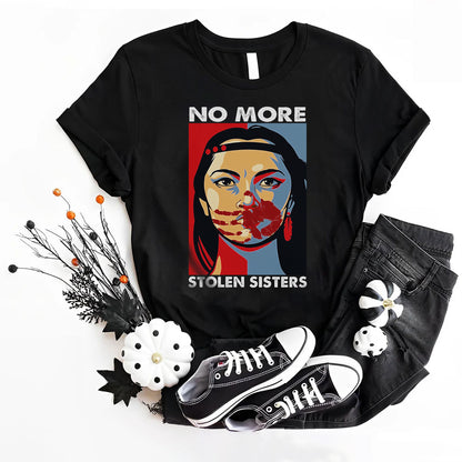 MMIW No More Stolen Sisters Red Hand Unisex T-Shirt
