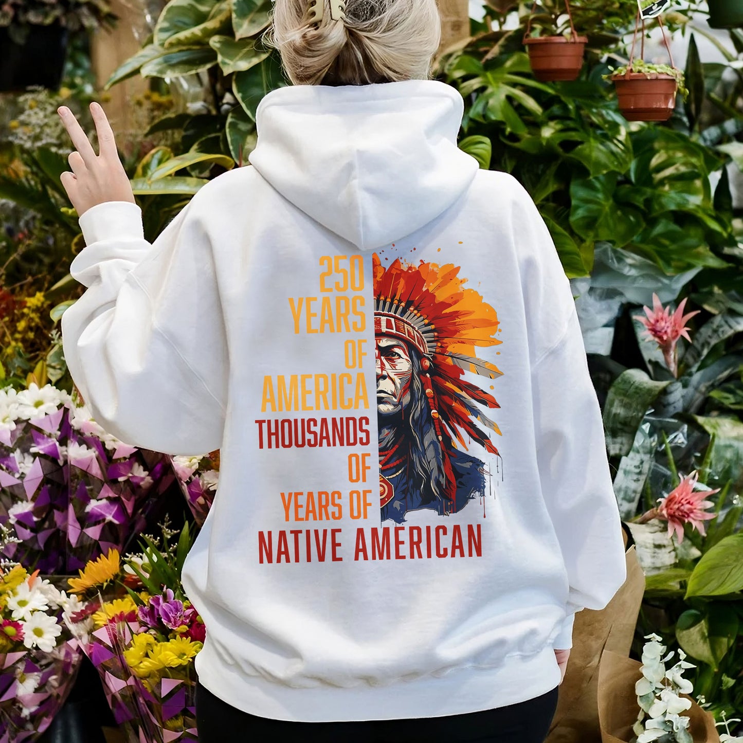 Native Pride - 250 Years of America "Thousands of Years of Native American" - Two Sides
