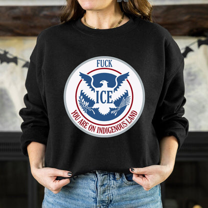 YOU ARE ON INDIGENOUS LAND - One Sides Unisex T-Shirt/T-Shirt V-Neck/Hoodie/Sweatshirt