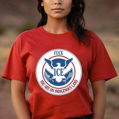 YOU ARE ON INDIGENOUS LAND - One Sides Unisex T-Shirt/T-Shirt V-Neck/Hoodie/Sweatshirt