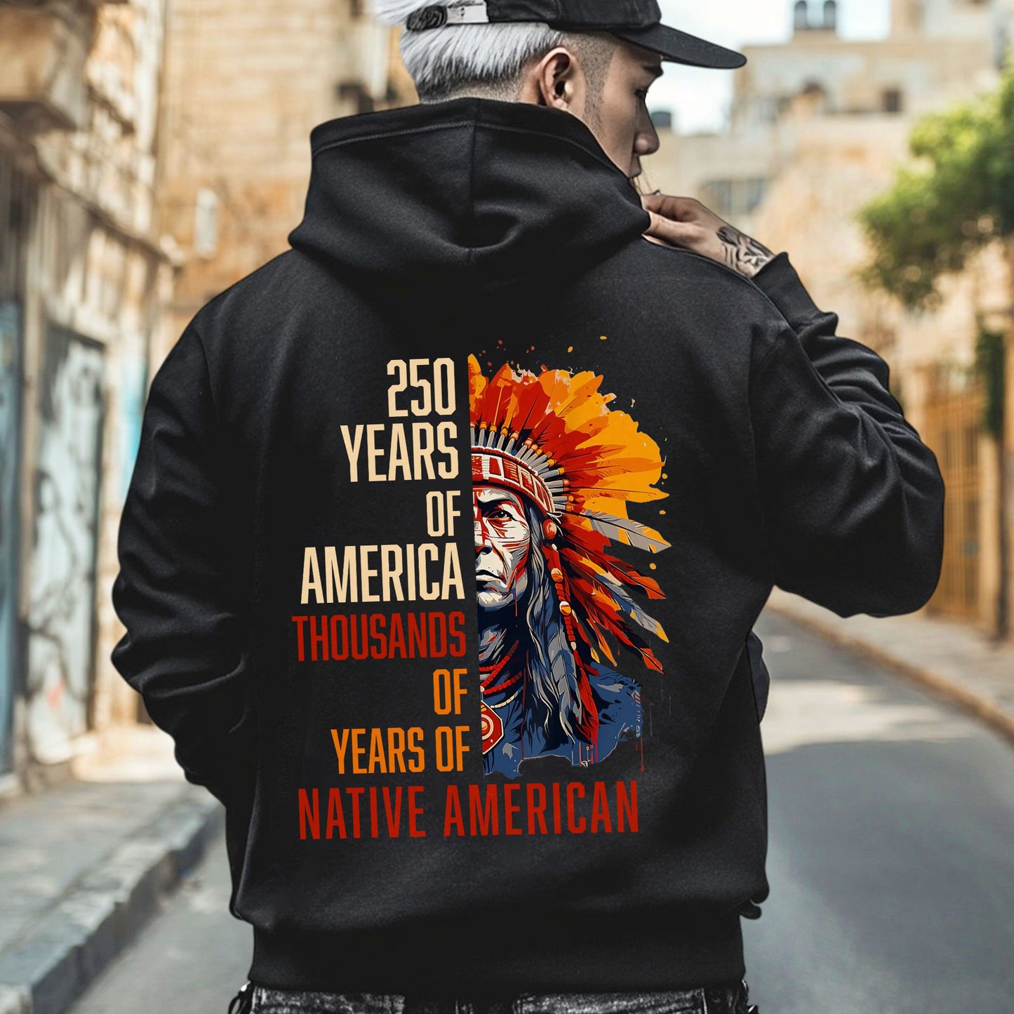 Native Pride - 250 Years of America "Thousands of Years of Native American" - Two Sides