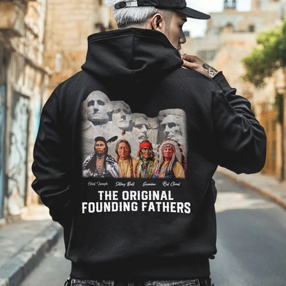 The Original Founding Fathers Native Leaders - Two sides - Unisex T-Shirt/T-Shirt V-Neck/Hoodie/Sweatshirt