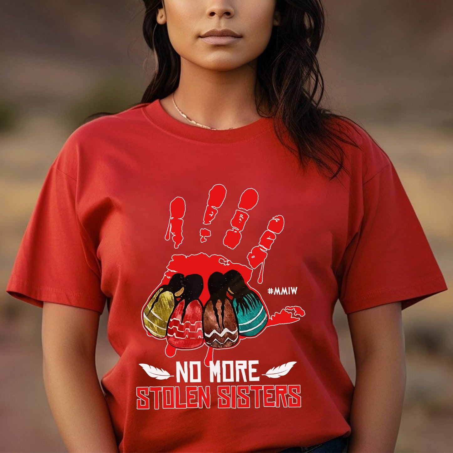 No More Stolen Sisters WC36 - Unisex T-Shirt/T-Shirt V-Neck/Hoodie/Sweatshirt