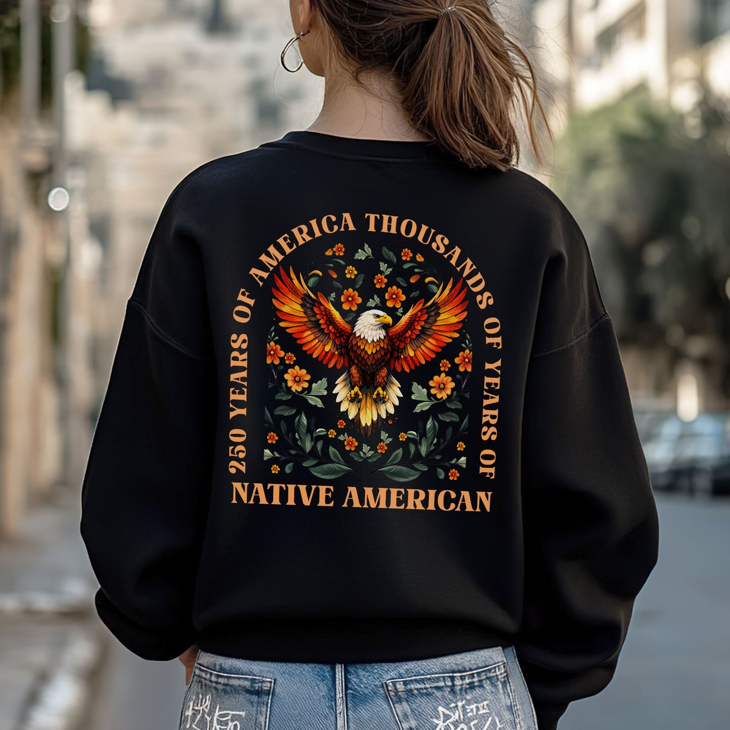 Native Pride - 250 Years of America "Thousands of Years of Native American" - Two Sides