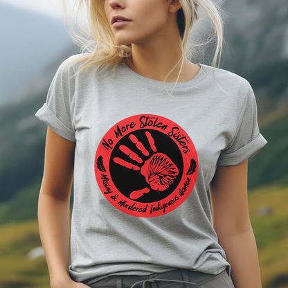 No More Stolen Sister - Missing and Murdered Indigenous Women WC26 - Unisex T-Shirt/T-Shirt V-Neck/Hoodie/Sweatshirt