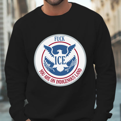 YOU ARE ON INDIGENOUS LAND - One Sides Unisex T-Shirt/T-Shirt V-Neck/Hoodie/Sweatshirt