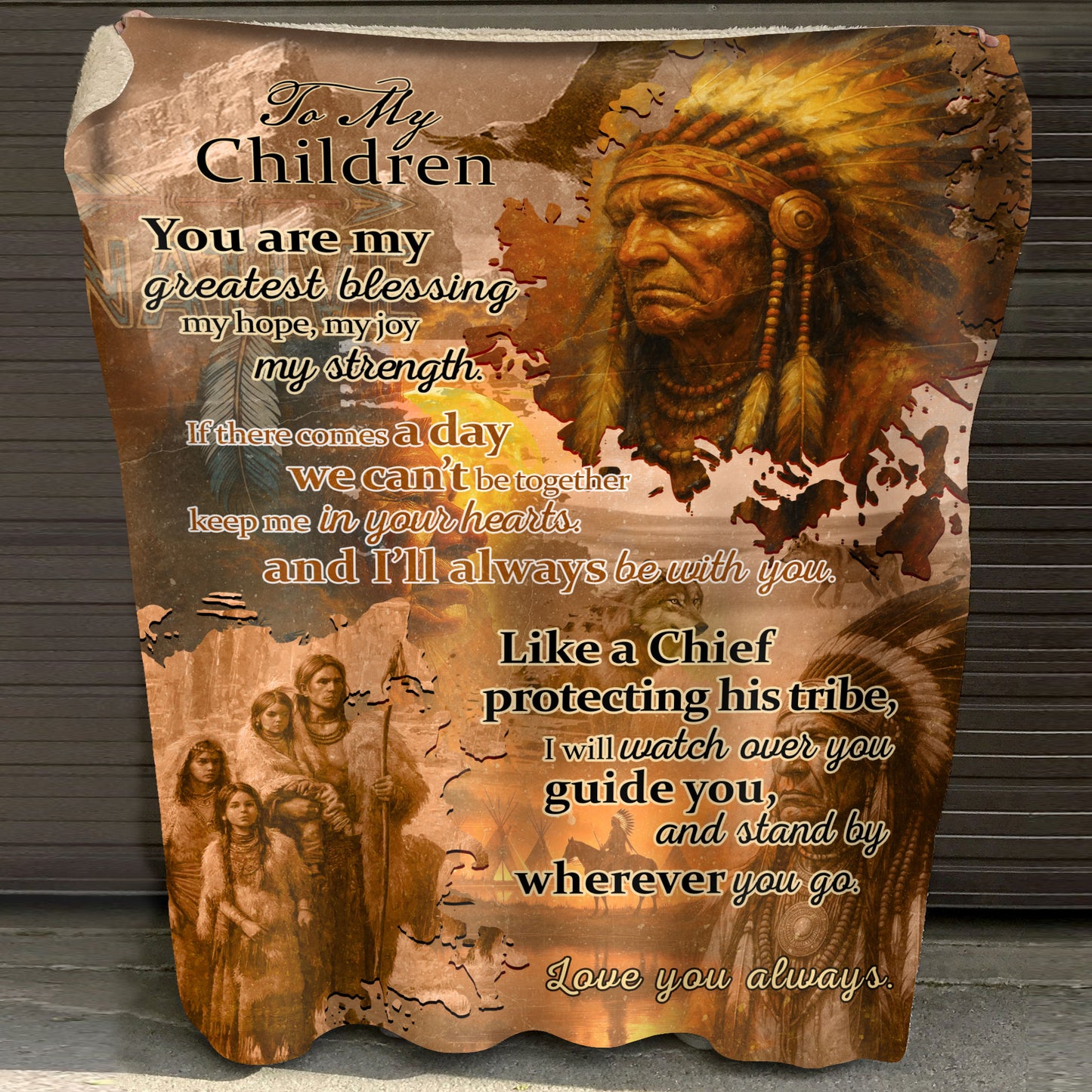 🔥 NATIVE Family Blanket – Custom Native Gift for Your Loved Ones