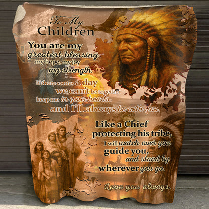 🔥 NATIVE Family Blanket – Custom Native Gift for Your Loved Ones