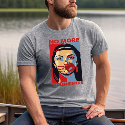 MMIW No More Stolen Sisters Red Hand Unisex T-Shirt