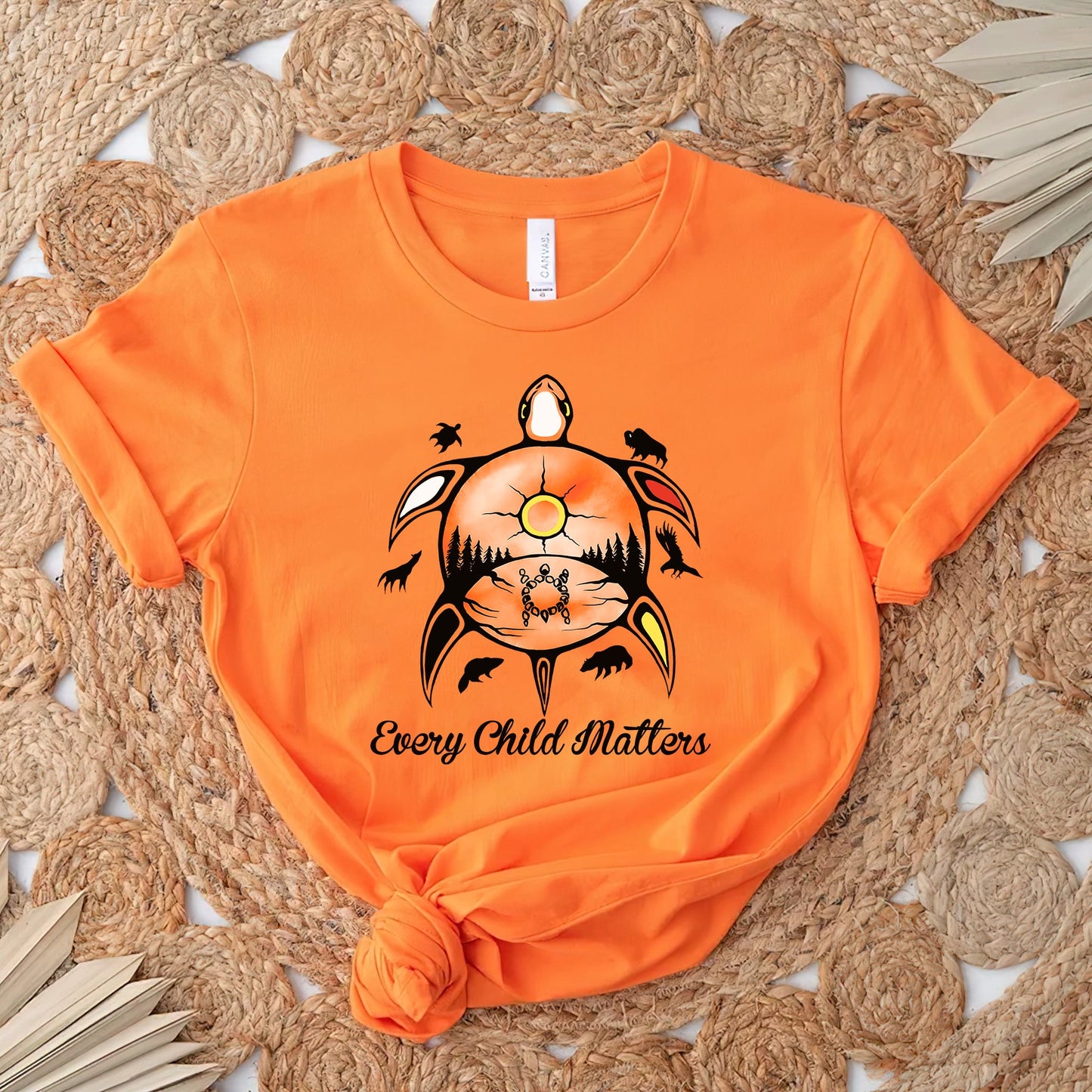 Every Child Matters Turtle For Orange Shirt Day Unisex T-shirt/Hoodie/Sweatshirt 264