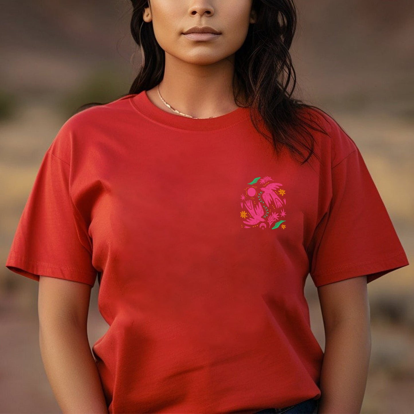 NO ONE IS ILLEGAL ON STOLEN LAND. WE WALK ON NATIVE LAND Style 2 - Two Sides