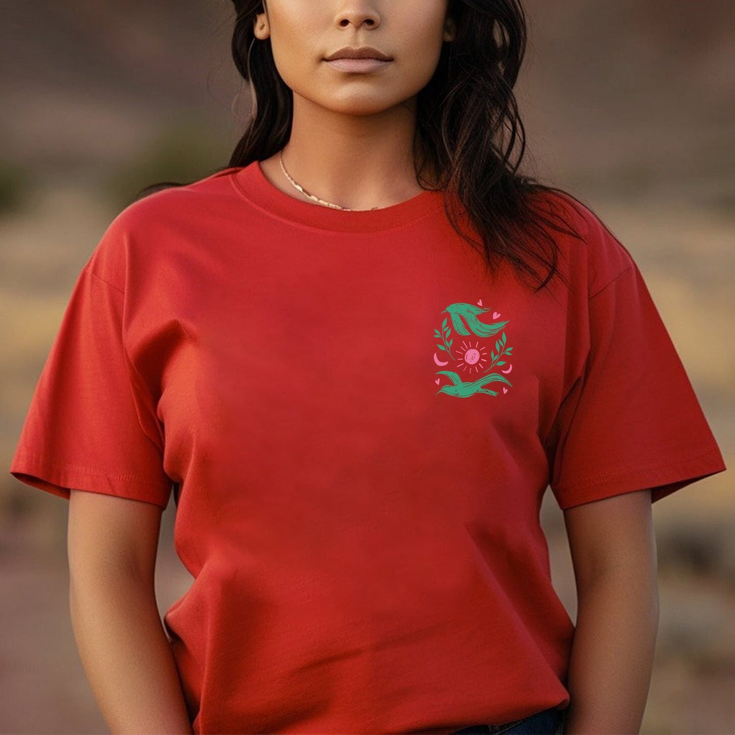 NO ONE IS ILLEGAL ON STOLEN LAND. WE WALK ON NATIVE LAND Style 3 - Two Sides
