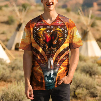 3D T-Shirt " Echoes of the Ancestors – The Chief Spirit Honoring Native Roots"