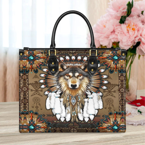 Native American Leather Handbag