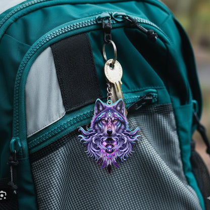 Native Eagle Keychain – Spiritual Animal Totem, Boho Gift for Eagle Lovers