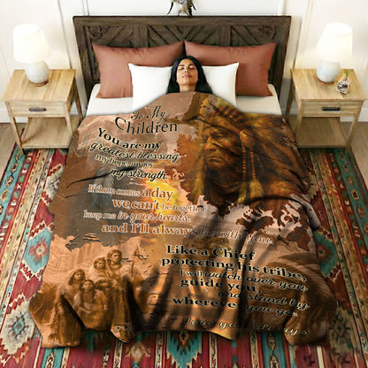 🔥 NATIVE Family Blanket – Custom Native Gift for Your Loved Ones
