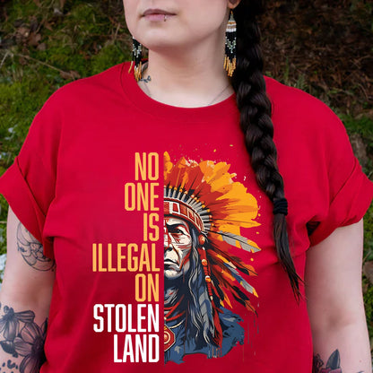 NO ONE IS ILLEGAL ON STOLEN LAND