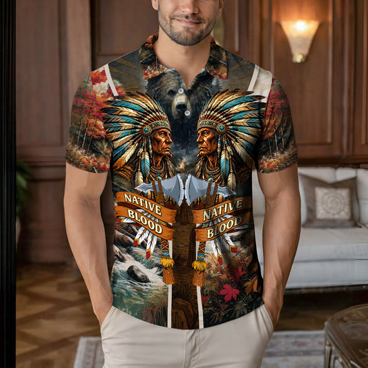 Native American  Polo Shirt