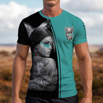3D T-Shirt  Native Woman