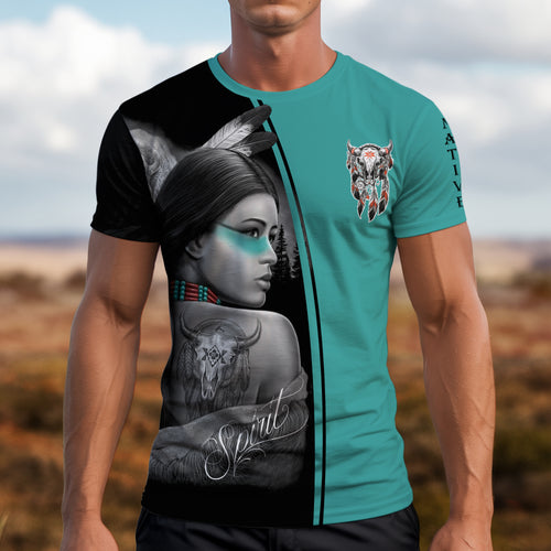 3D T-Shirt  Native Woman